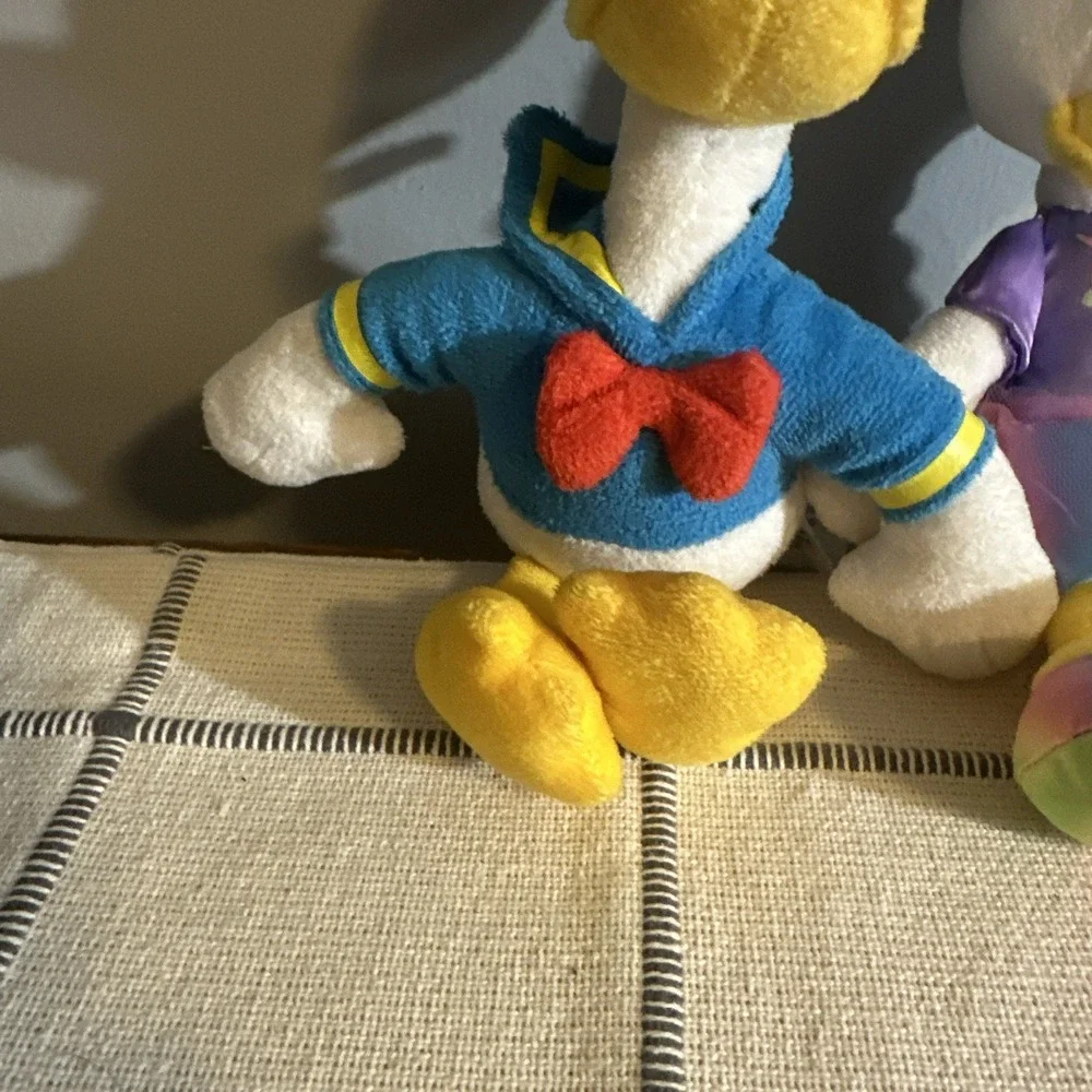 Daisy Duck and‎ Donald Duck plush set Disney 10 inch Stuffed Animals